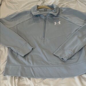 Under Armour Light Blue Zip-Up Sweater
